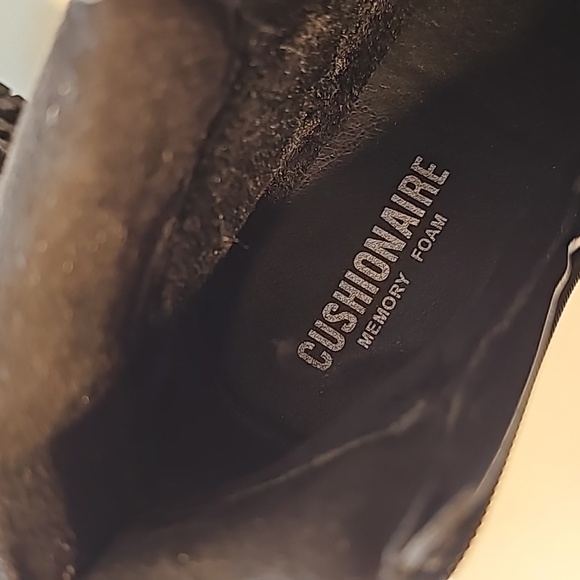 Cushionaire Black Boots Size 9.5 - Picture 7 of 10